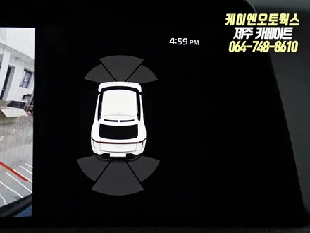 제주 EV6 전방감지기 주차센서 장착 작업 / 전방 주차 거리 경고 순정 옵션 튜닝 / 제주시 오라삼동