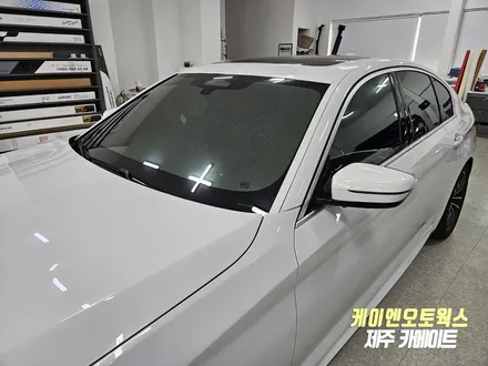BMW 520i 썬팅 재시공 추천 제품 / 솔라가드 배럴X 열차단 프라이버시 보호에 탁월한 반사 필름 / 제주시 오라삼동