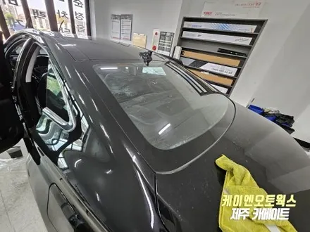 제주 그랜저HG 레이노 프레스토 R2 전체 썬팅 재시공 / 제주시 오라삼동