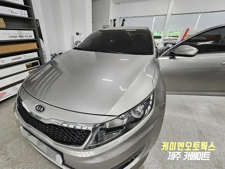 K5 자동차 더운 여름에도 쾌적한 차량 이용을 위한 썬팅 재시공 작업 / 제주시 오라삼동