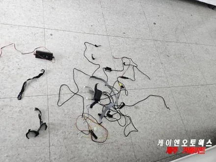 레이 리드아이 안드로이드 올인원, 후방카메라 장착 시공기 / 제주시 오라삼동