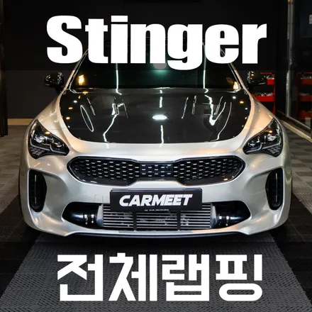부산 랩핑 스팅어 비닐프로그 샴페인 실버 전체랩핑 스팅어 성지에서 해야 하는 이유 / 부산 강서구