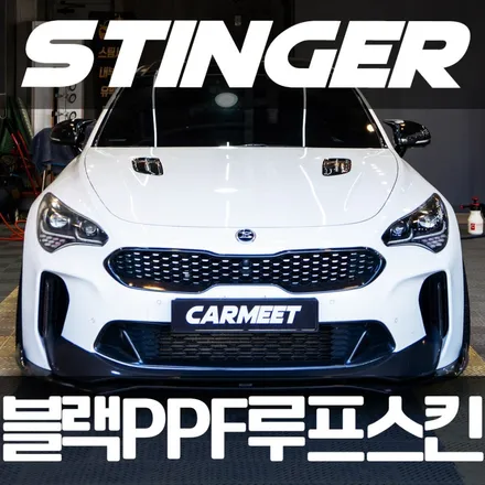 부산 블랙 PPF 루프스킨 스팅어 드레스업과 도장면 보호까지 / 부산 명지동