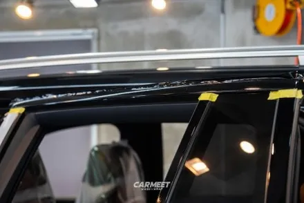 부산 크롬죽이기 BMW X7 모든 크롬을 블랙으로 랩핑하기 (명지 에코델타) / 부산 명지동