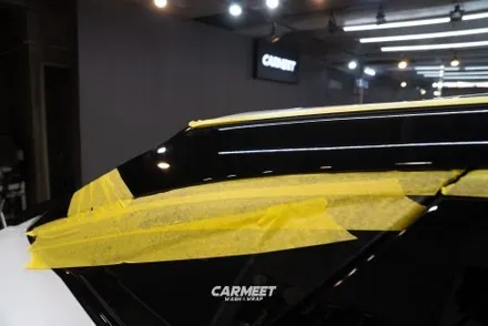 부산 BYD 씨라이언7 투톤랩핑전문점 고광택블랙 (명지 에코델타) / 부산 명지동