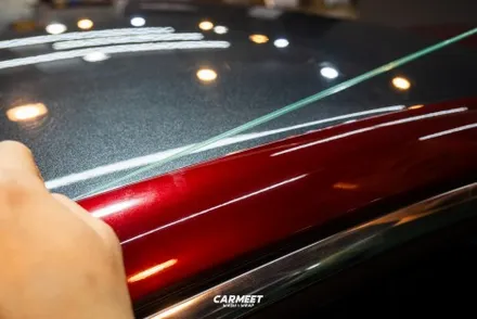 부산 랩핑 제네시스 G80 RG3 고광택 전체랩핑 크롬죽이기 / 부산 강서구