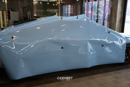 부산 전체랩핑 아반떼N 고광택랩핑과 유리막코팅까지 (명지 에코델타) / 부산 명지동