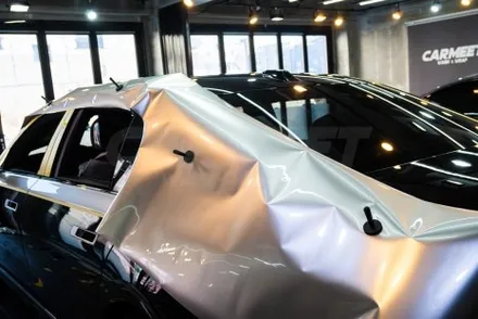 부산 명지 랩핑 BMW 7시리즈 듀오톤 투톤 옵션 시공 후기 / 부산 명지동