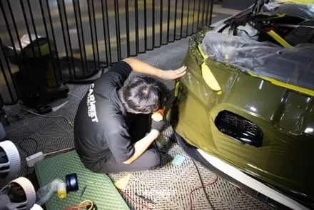 부산 랩핑 BMW M3 신형 3시리즈 고광택 전체랩핑 시공 후기 / 부산 명지동