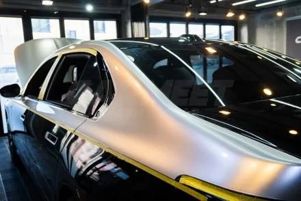 부산 명지 랩핑 BMW 7시리즈 듀오톤 투톤 옵션 시공 후기 / 부산 명지동