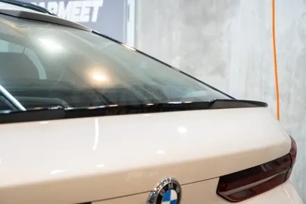 부산 BMW X6 순정 스포일러 랩핑 스포티한 포인트 만들기 / 부산 명지동