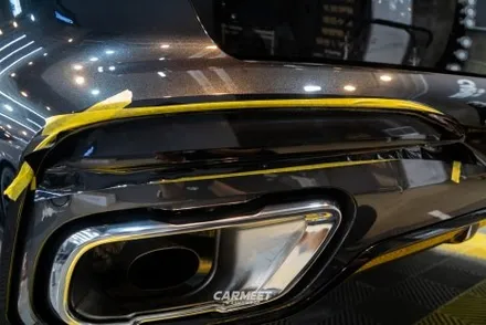 부산 크롬죽이기 BMW X7 모든 크롬을 블랙으로 랩핑하기 (명지 에코델타) / 부산 명지동