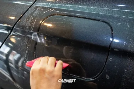 부산 크롬죽이기 제네시스 G70 윈도우몰딩 백화현상 랩핑 (명지 에코델타) / 부산 명지동