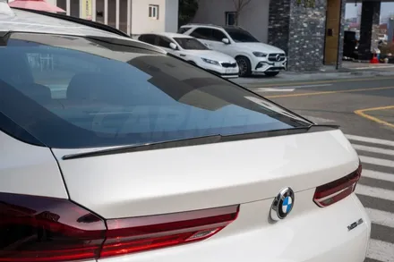 부산 BMW X6 순정 스포일러 랩핑 스포티한 포인트 만들기 / 부산 명지동