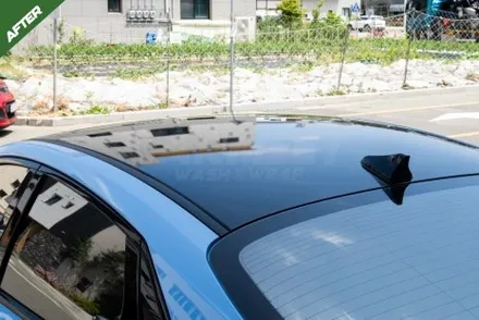 부산 랩핑 아반떼N 루프스킨 카본 본넷 랩핑으로 스포티하게 / 부산 명지동