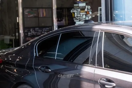 명지 크롬죽이기 BMW 5시리즈 윈도우몰딩을 깔끔하게 (부산 에코델타) / 부산 명지동