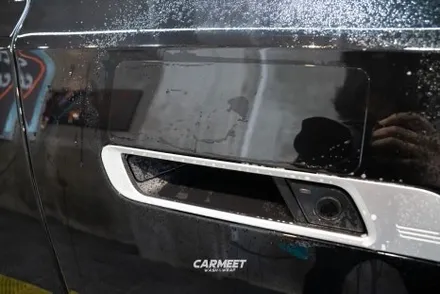 부산 강서구 명지 BMW 7시리즈 석회물 제거 광택과 유리막코팅 / 부산 명지동