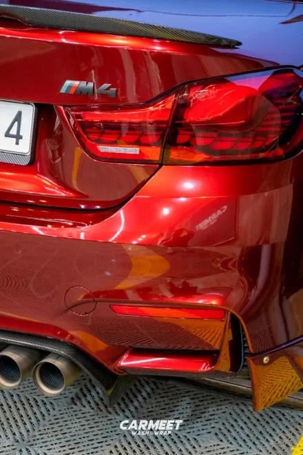 부산명지랩핑 bmw M4 컨버터블 고광택 전체랩핑 시공기 / 부산 강서구