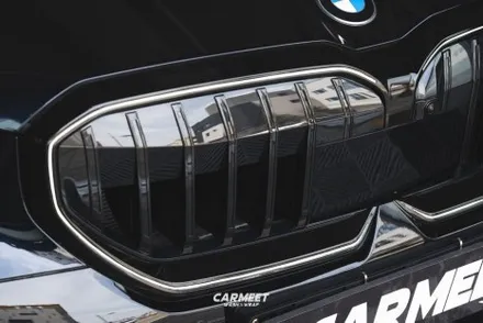 부산랩핑 G60 BMW 530i 그릴 블랙 랩핑 신형 5시리즈 크롬죽이기 / 부산 명지동