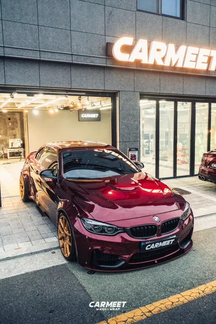 부산명지랩핑 bmw M4 컨버터블 고광택 전체랩핑 시공기 / 부산 강서구