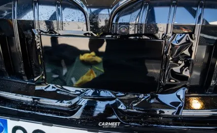 부산랩핑 bmw g60 520i 신형 5시리즈 그릴 크롬죽이기