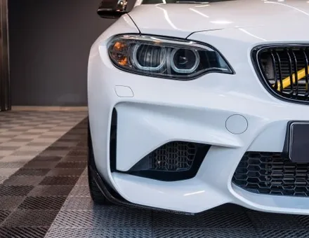 부산 랩핑 bmw M2 루프스킨 카본 스트럿바 랩핑 (김해 창원) / 부산 명지동