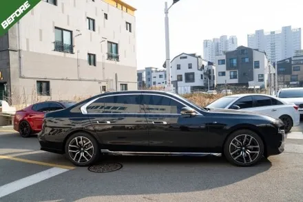 부산 명지 랩핑 BMW 7시리즈 듀오톤 투톤 옵션 시공 후기 / 부산 명지동