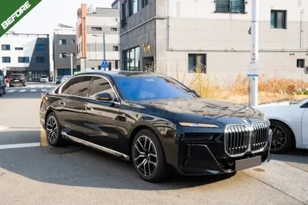 부산 명지 랩핑 BMW 7시리즈 듀오톤 투톤 옵션 시공 후기 / 부산 명지동