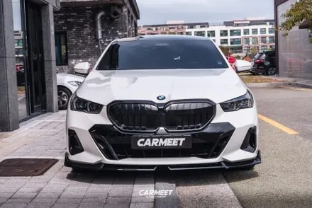 [공지] 부산 BMW 그릴 랩핑 5시리즈 G60 아이코닉글로우 시공 / 부산 명지동