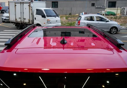 부산 투톤랩핑 디올뉴 산타페 MX5 루프스킨 좋아하는 컬러로 내차 만들기 / 부산 명지동