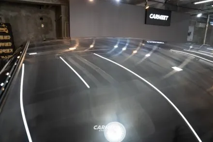 부산 강서구 명지 BMW 7시리즈 석회물 제거 광택과 유리막코팅 / 부산 명지동