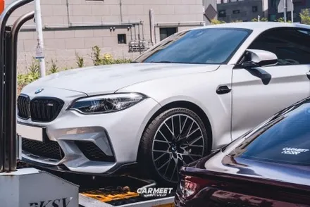 부산 명지 랩핑 BMW M2 그릴 카본 랩핑 / 헤드라이트 PPF / 부산 명지동
