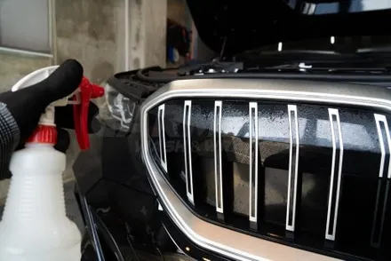 부산 명지 그릴랩핑 BMW G60 키드니그릴 크롬죽이기 성지 카밋에서 / 부산 명지동