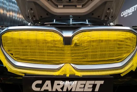부산 키드니 그릴랩핑 BMW 5시리즈 G60 아이코닉글로우 시공 (명지 에코델타) / 부산 명지동