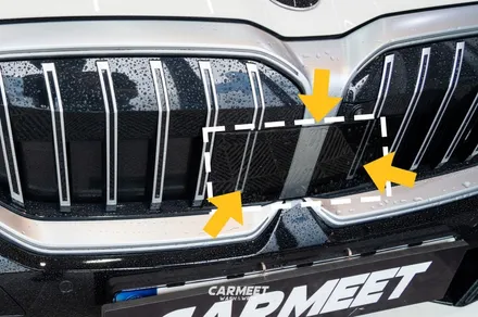 부산 그릴랩핑 bmw G60 5시리즈 키드니그릴 블랙 후기 / 부산 명지동
