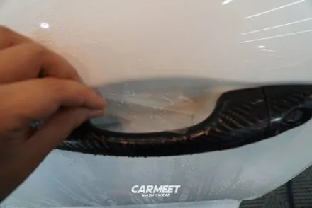 부산 자동차 전체 랩핑 쏘렌토 고광택 비닐프로그 레드로 변신 / 부산 명지동