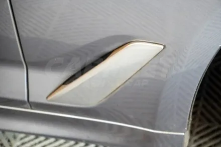 부산 랩핑 bmw 5시리즈 크롬죽이기 드레스업과 물때 가리기 / 부산 명지동