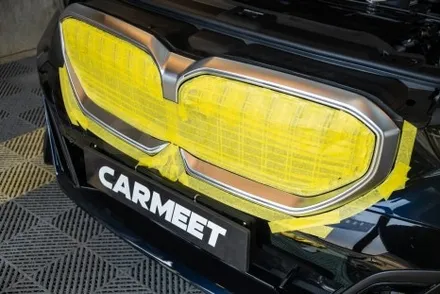 부산 명지 그릴랩핑 BMW G60 키드니그릴 크롬죽이기 성지 카밋에서 / 부산 명지동