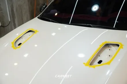 부산 랩핑 스팅어 카본 본넷 랩핑으로 스포티하게 (명지 에코델타) / 부산 명지동