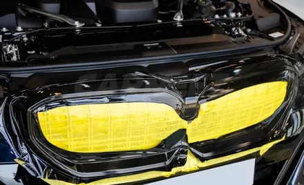 부산 명지 그릴랩핑 BMW G60 키드니그릴 크롬죽이기 성지 카밋에서 / 부산 명지동