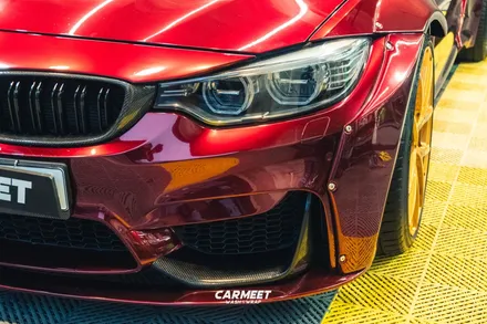 부산명지랩핑 bmw M4 컨버터블 고광택 전체랩핑 시공기 / 부산 강서구