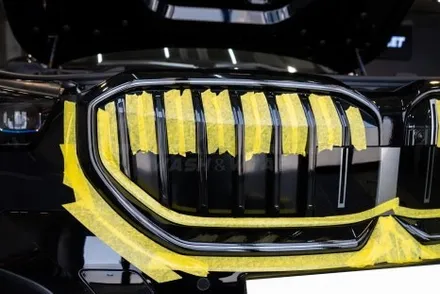 부산 명지 그릴랩핑 BMW G60 키드니그릴 크롬죽이기 성지 카밋에서 / 부산 명지동