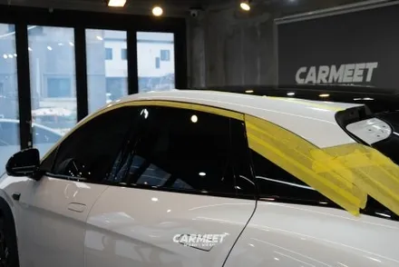부산 BYD 씨라이언7 투톤랩핑전문점 고광택블랙 (명지 에코델타) / 부산 명지동