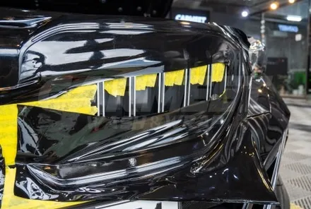 부산 랩핑 BMW G60 키니드 그릴 랩핑 후기 (김해 창원) / 부산 명지동