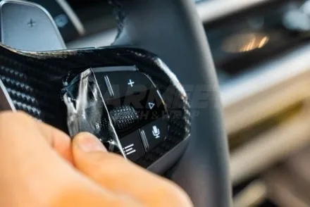 부산 BMW X7 실내랩핑 핸들카본랩핑 블랙 레터링 교체 후기 / 부산 명지동