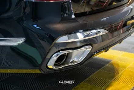 부산 크롬죽이기 BMW X7 모든 크롬을 블랙으로 랩핑하기 (명지 에코델타) / 부산 명지동