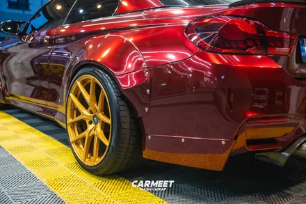 부산명지랩핑 bmw M4 컨버터블 고광택 전체랩핑 시공기 / 부산 강서구