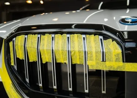 부산 랩핑 BMW G60 5시리즈 키드니그릴 랩핑 후기(김해 창원 거제) / 부산 명지동