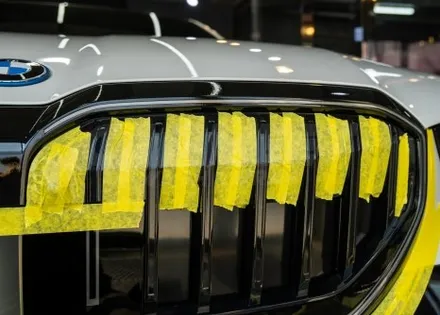 부산 랩핑 BMW G60 5시리즈 키드니그릴 랩핑 후기(김해 창원 거제) / 부산 명지동