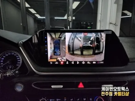 DN8 소나타 안드로이드 올인원 360도 어라운드뷰 차량 카메라 시공 / 전주 덕진동